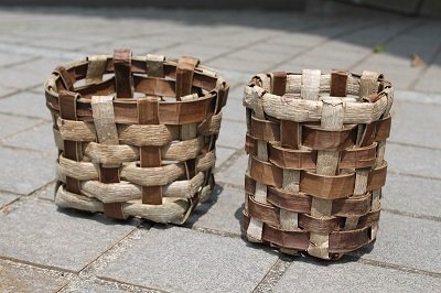 クルミの樹皮かご.JPG